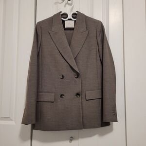 Wilfred Destiny Blazer in Heather Turner Taupe (Size 4)